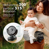 Outing Essentials Bundle: Baby Carrier and Clip-On Stroller Fan