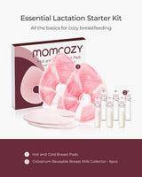Postpartum Essentials Bundle: Hot and Cold Breast Pads & Colostrum Milk Collector