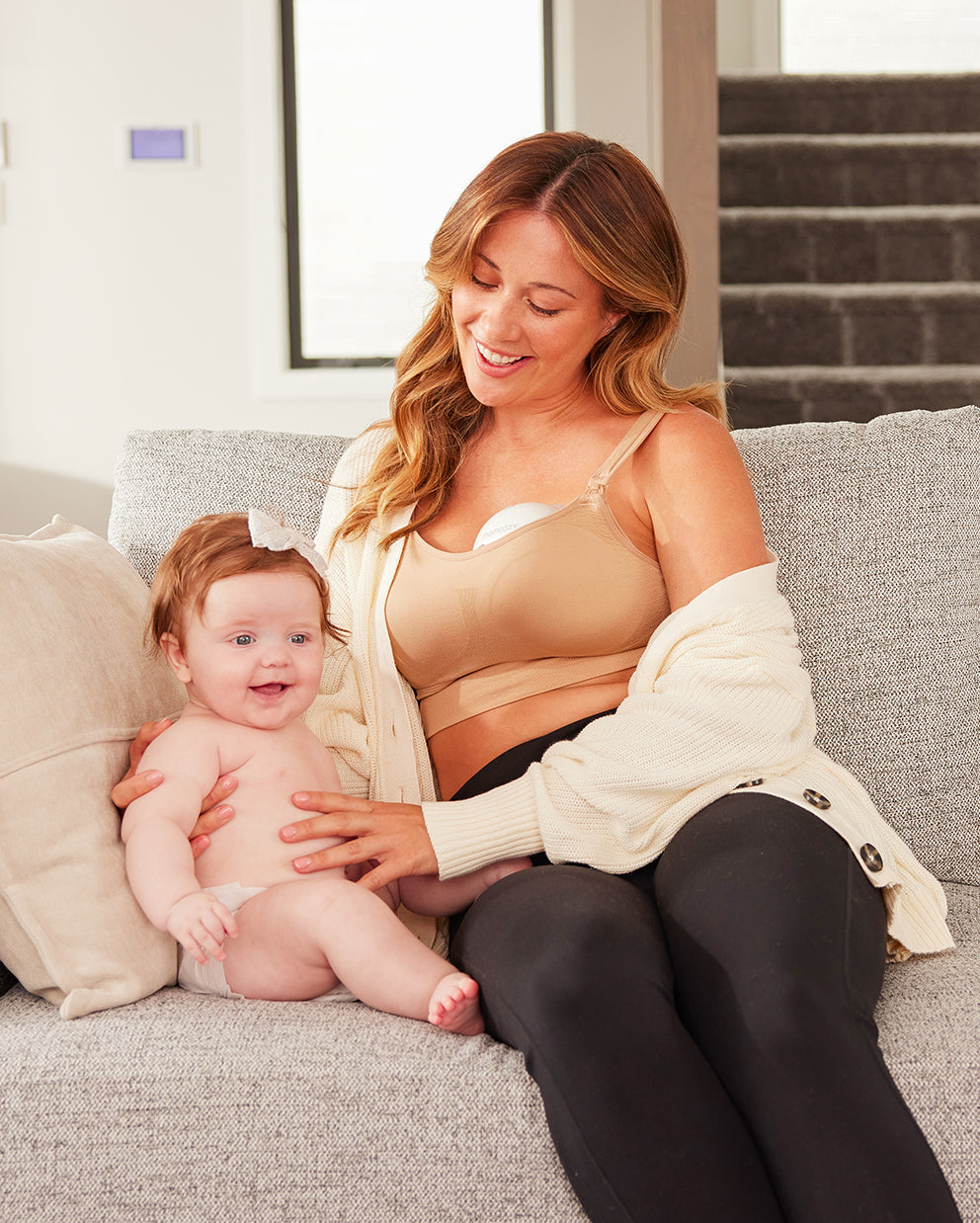 M5 Bra Bundle: Double M5 Hands-free Breast Pump and Nursing Bra(YN21)