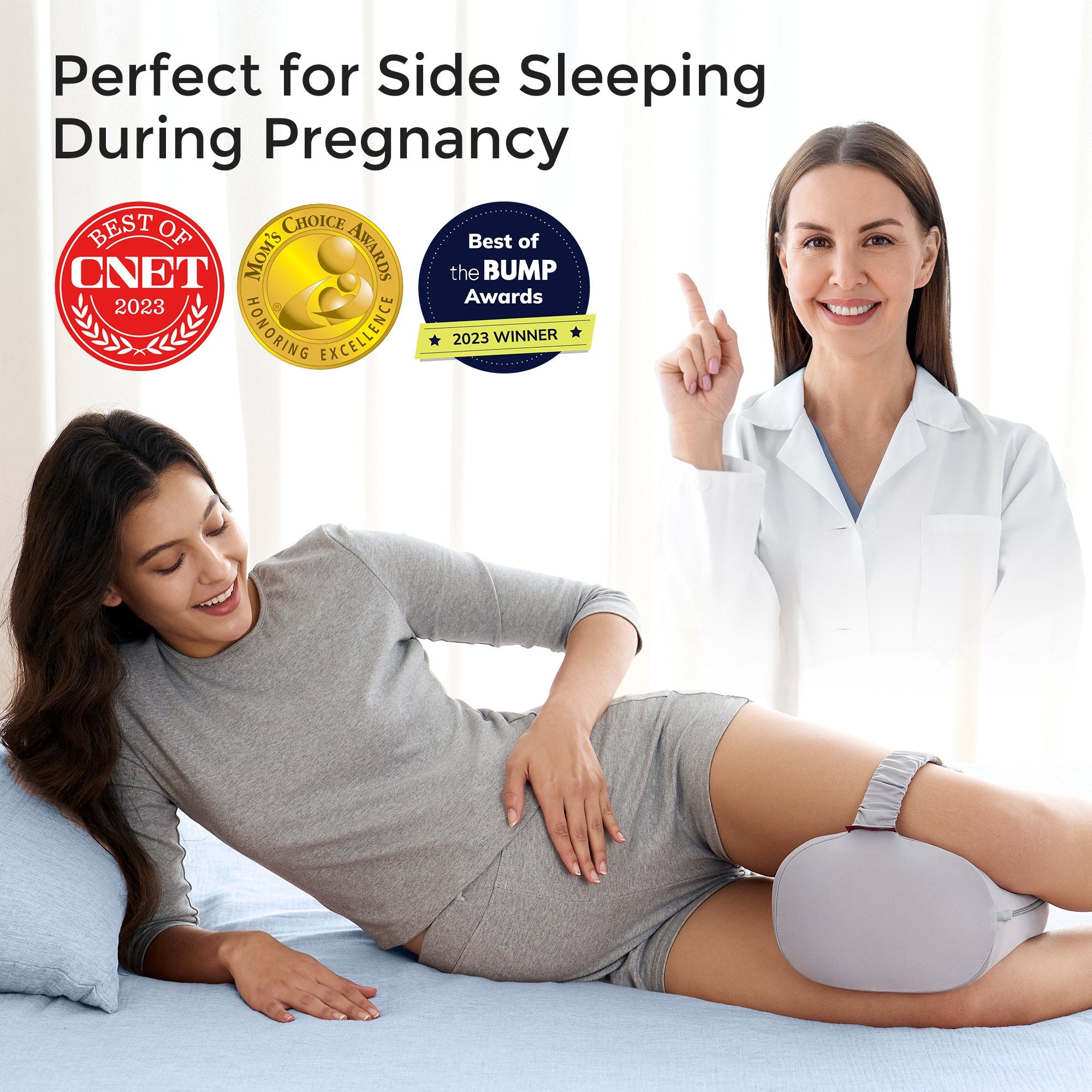 Momcozy Cooling Comfort Knee Pillows