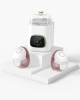 Pump & Clean Bundle: M6 Hands-free Breast Pump and KleanPal Pro Baby Bottle Washer and Sterilizer