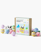 Natural Bath Bombs Gift Set with 7 Cute Animal Shapes(14 Pcs)