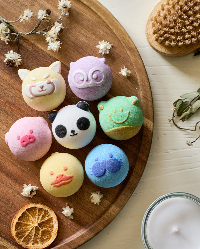 Translation missing: en.Natural Bath Bombs Gift Set with 7 Cute Animal Shapes(14 Pcs)