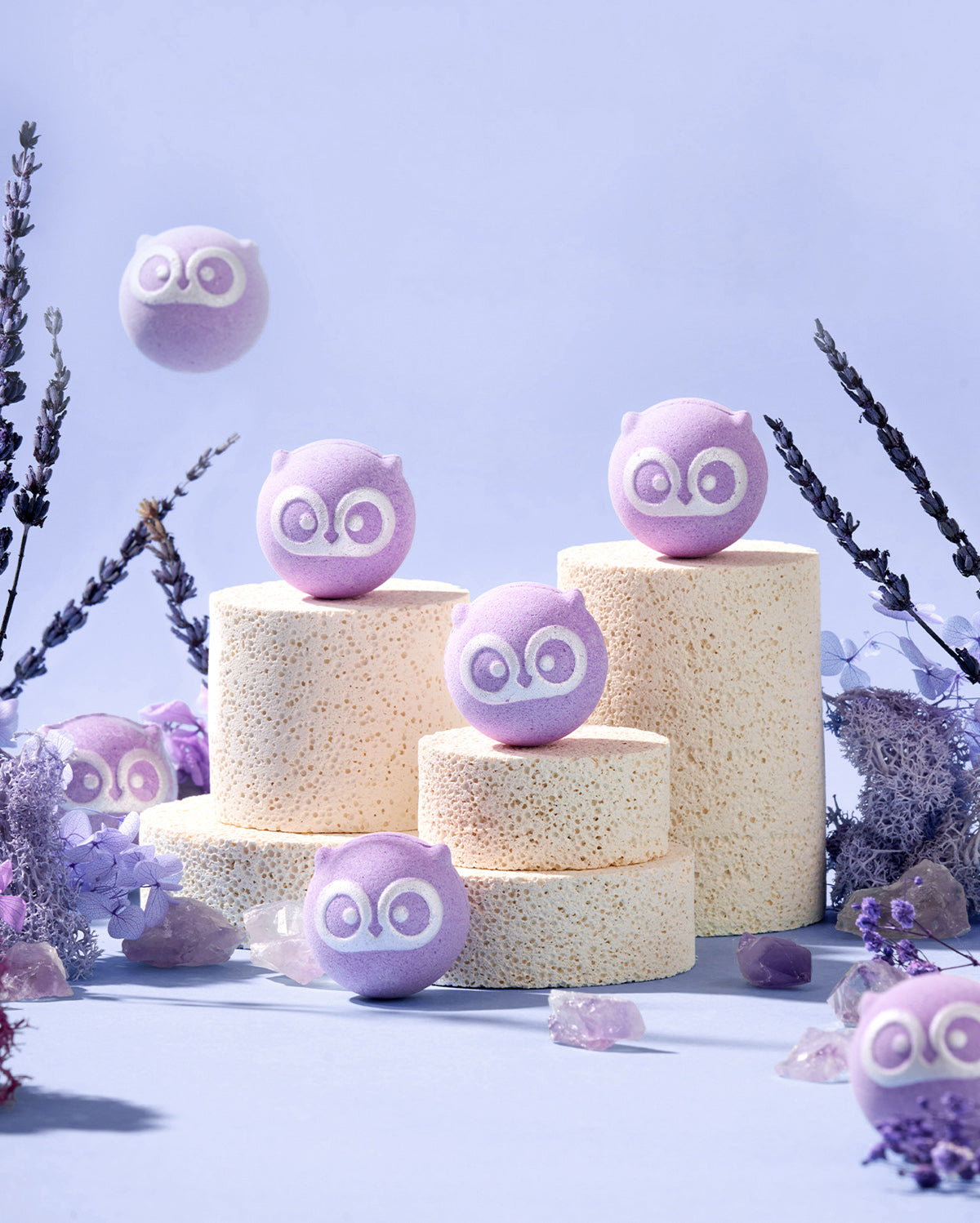 Owl-Shaped Natural Bath Bombs Gift Set(14 Pcs)