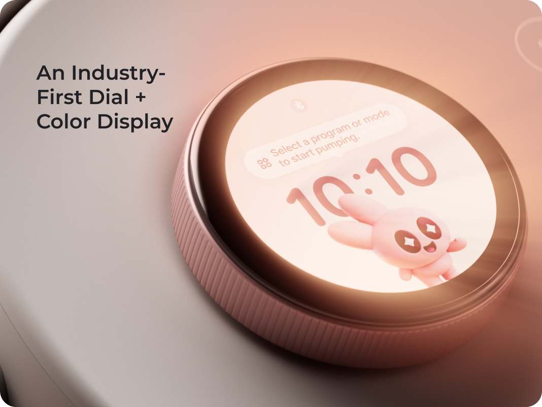 An Industry-First Dial + Color Display