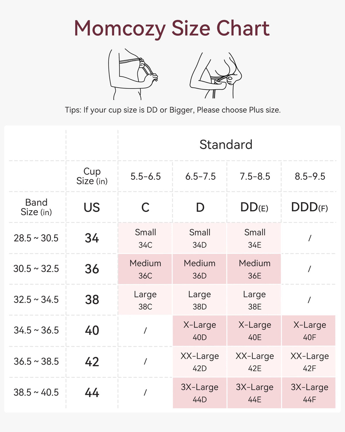 Momcozy Hands-Free Pumping Bra All-in-One with Fixed Padding