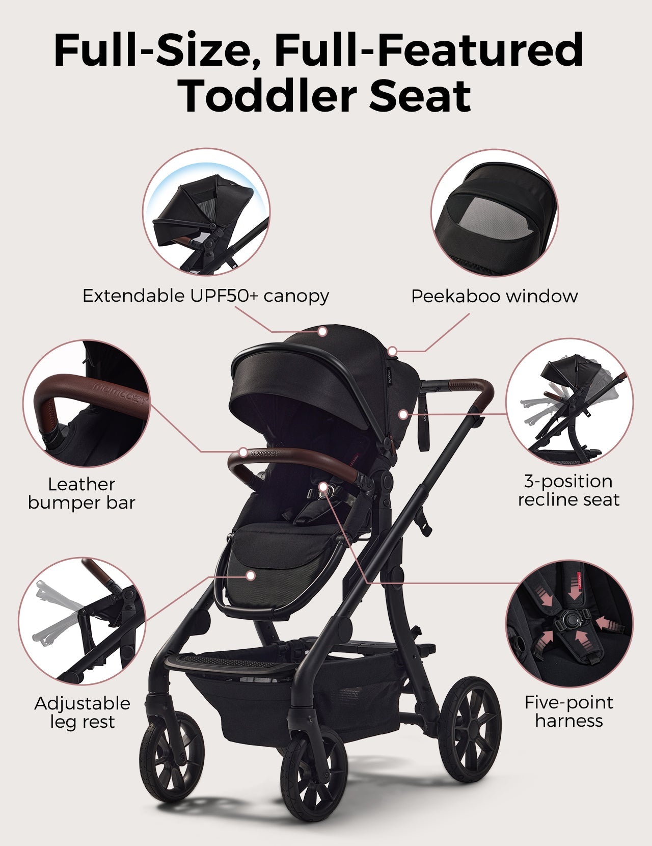 Outing Bundle: ChangeGo Baby Stroller and Handheld Cooling Fan