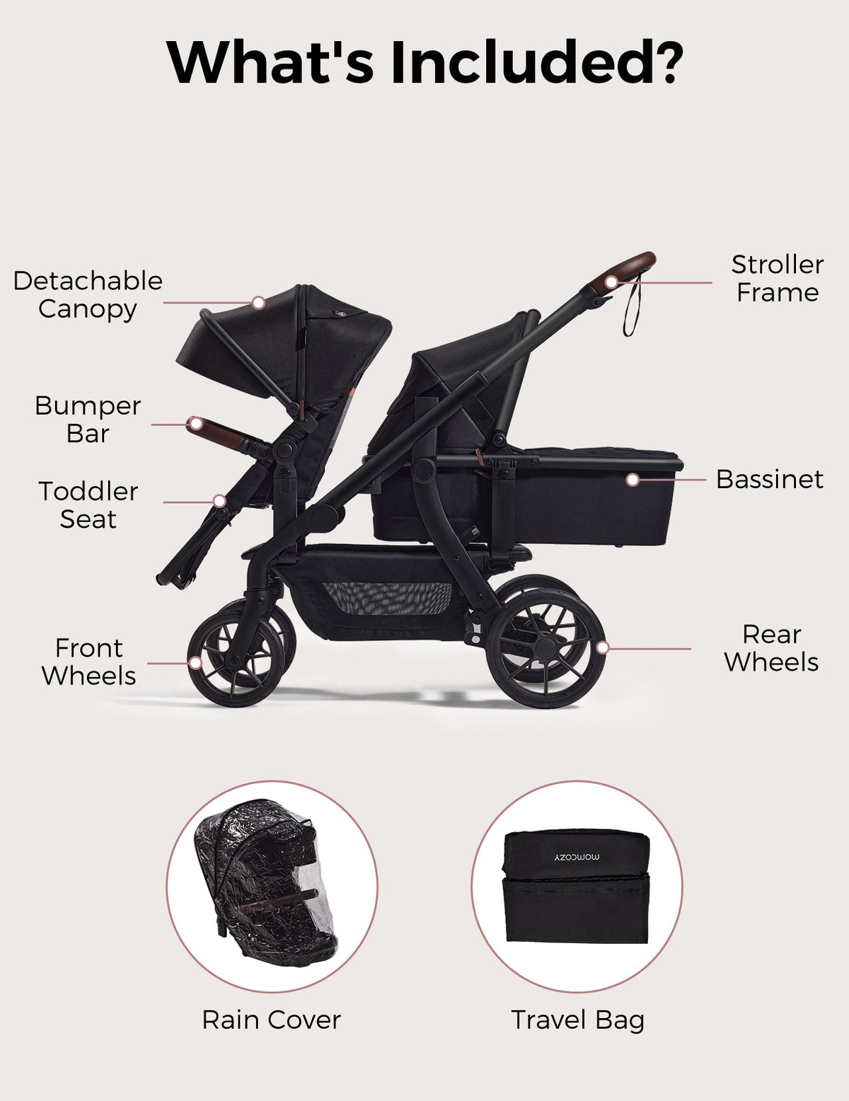 Momcozy ChangeGo Baby Stroller