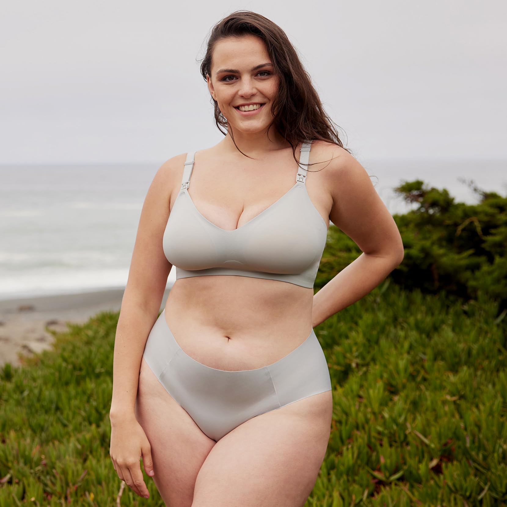 Ultra Soft Seamless Nursing Bra YN21 - Designed for M5 Pump