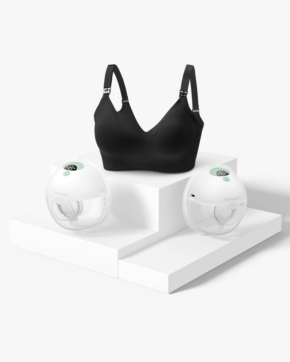 M5 Bra Bundle: Double M5 Hands-free Breast Pump and Nursing Bra(YN21)