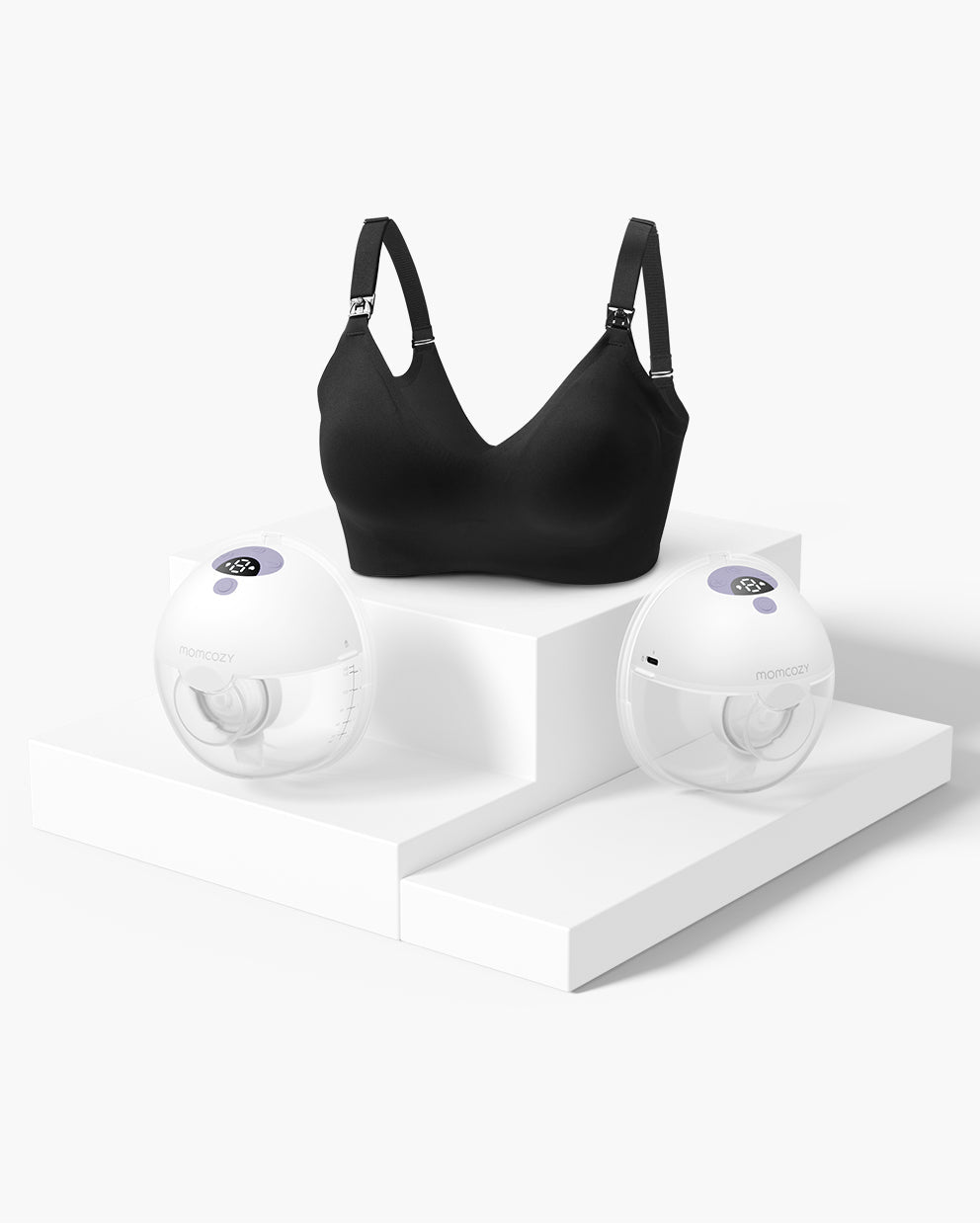 M5 Bra Bundle: Double M5 Hands-free Breast Pump and Nursing Bra(YN21)