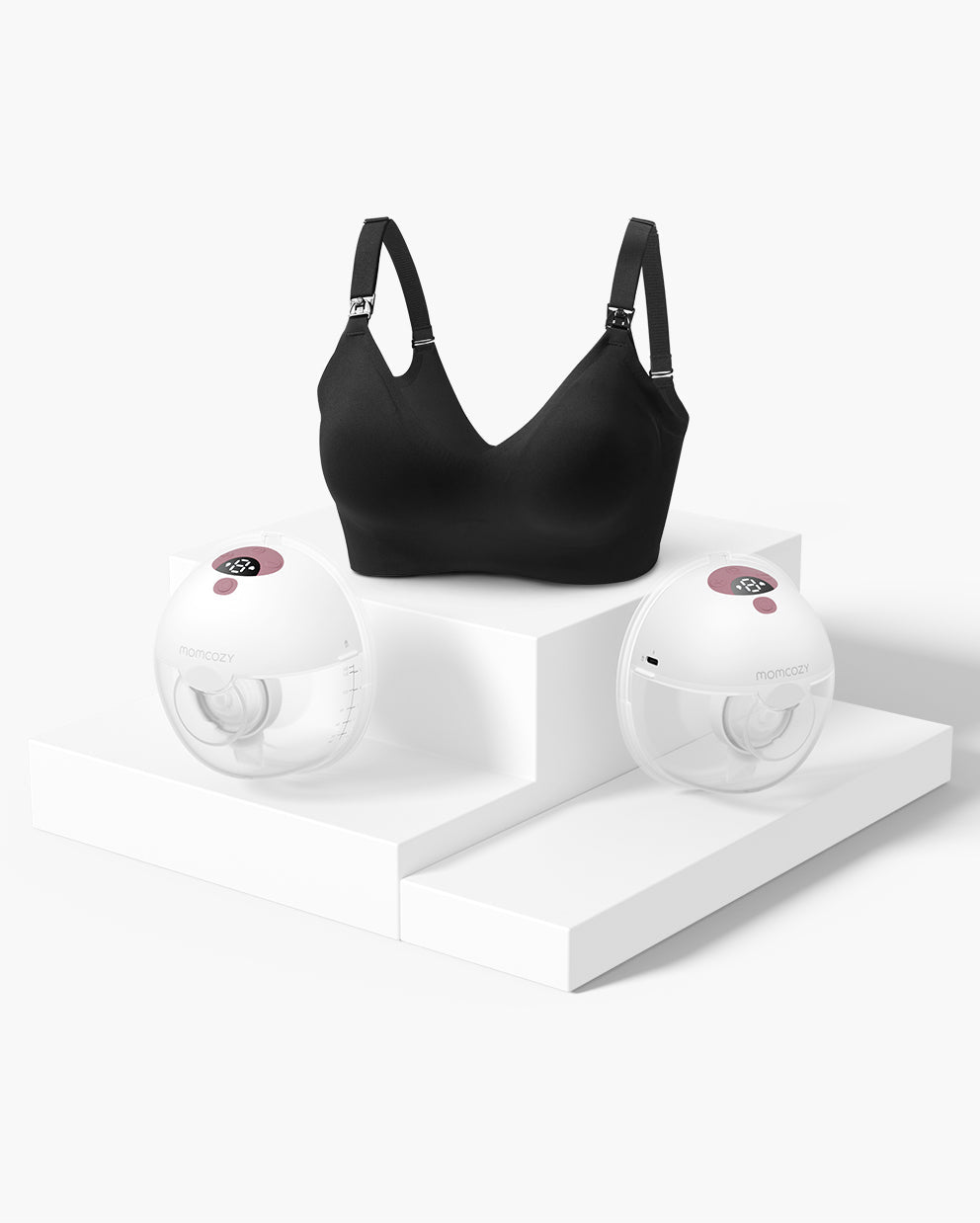M5 Bra Bundle: Double M5 Hands-free Breast Pump and Nursing Bra(YN21)