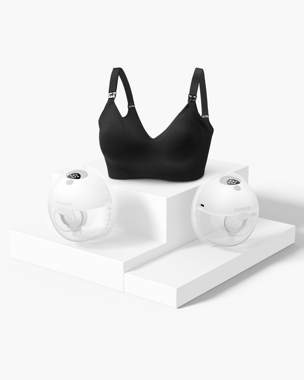 M5 Bra Bundle: Double M5 Hands-free Breast Pump and Nursing Bra(YN21)