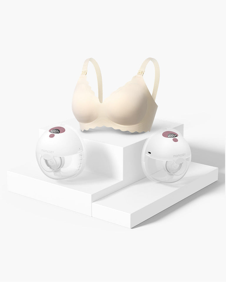 Translation missing: en.M5 Smart Bra Bundle: Double M5 Smart Breast Pump and Jelly Strip Bra(YN46)