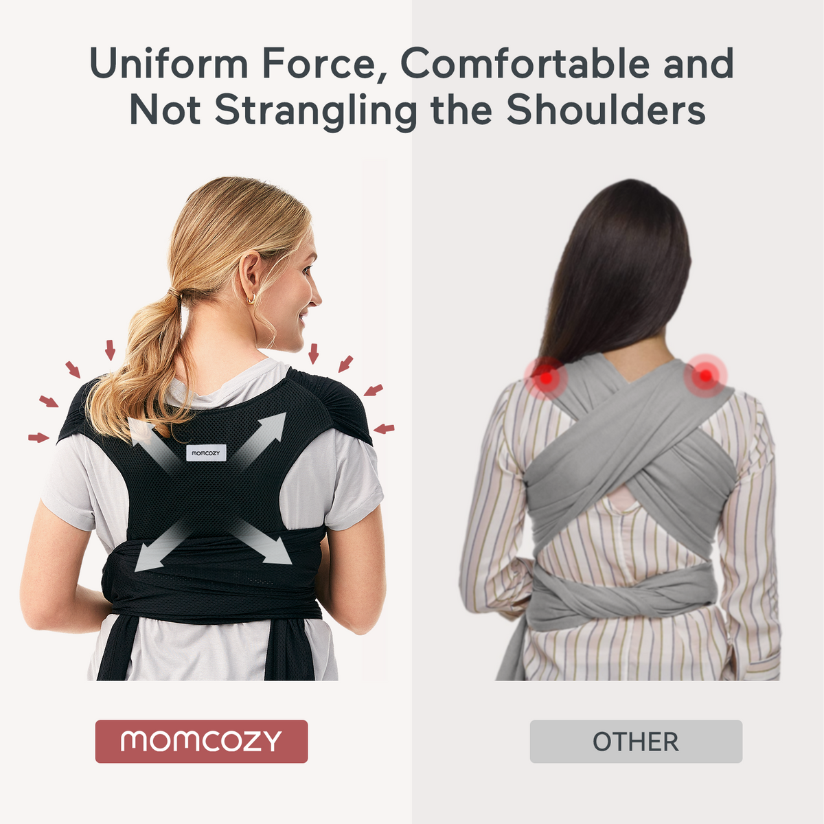 Momcozy SnapLite Cooling Mesh Wrap Carrier