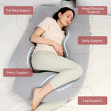 Huggable - U Shaped Cotton Maternity Body Pillow