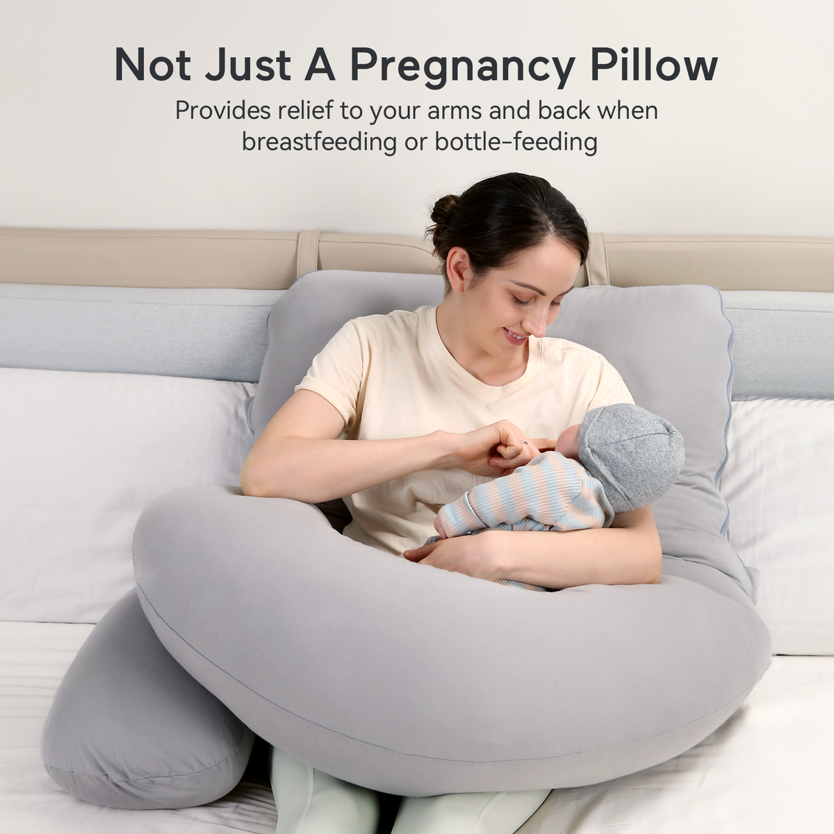 Huggable - U Shaped Maternity Body Pillow