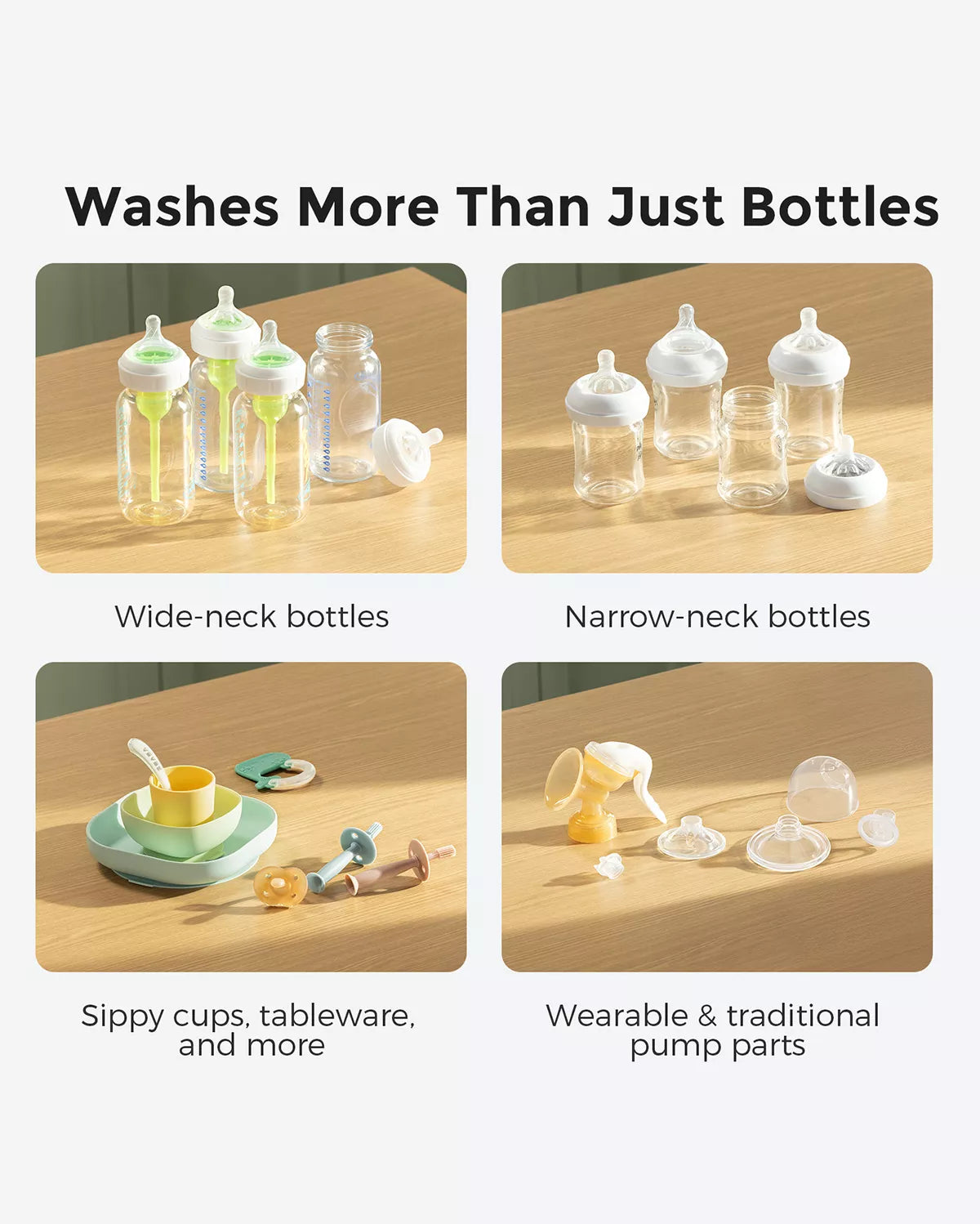 Feeding Bundle: KleanPal Pro Baby Bottle Washer & DinerPal High Chair