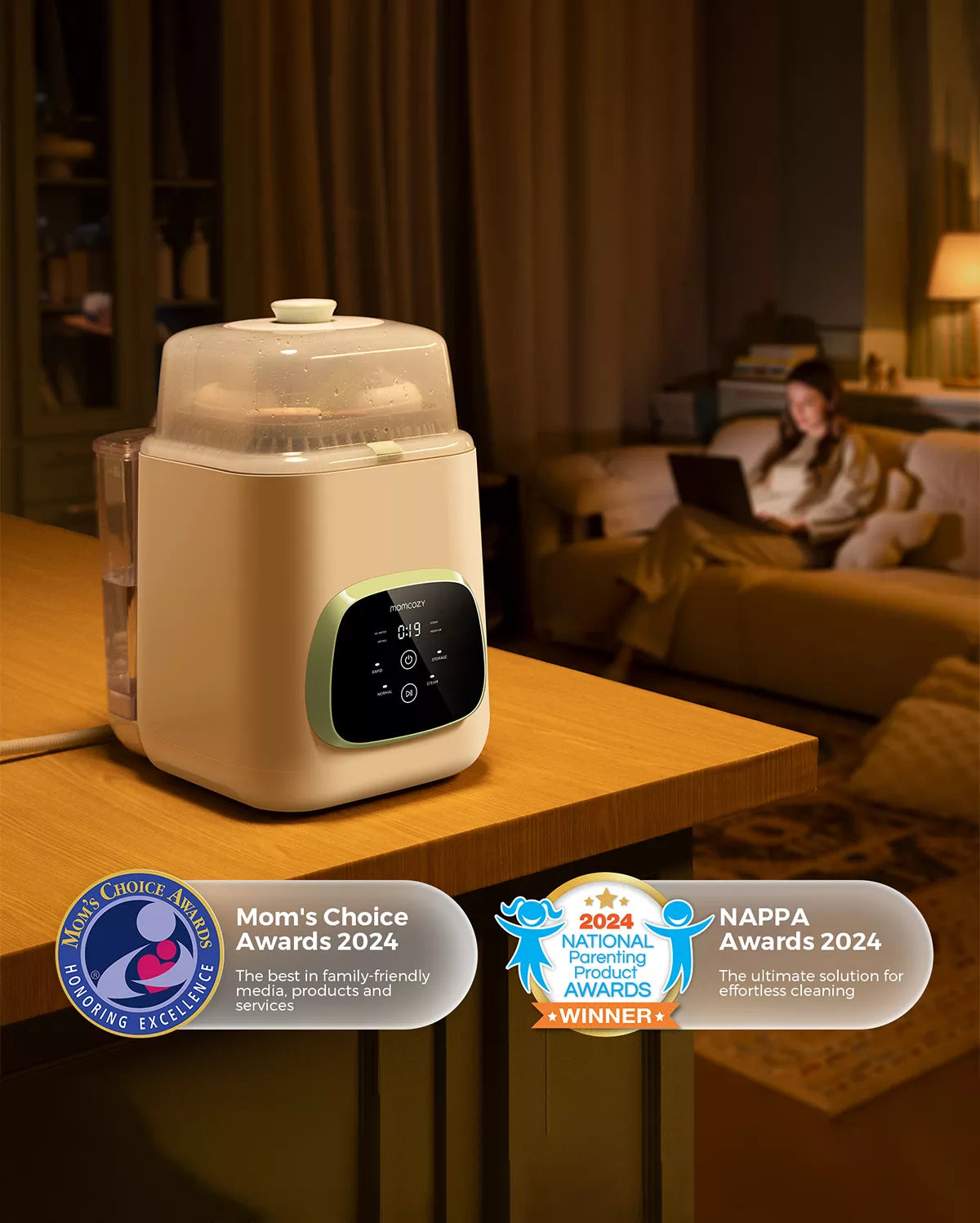 Time-Saving Cleaning Bundle: KleanPal Pro Bottle Washer + 120 Cleaning Tablets