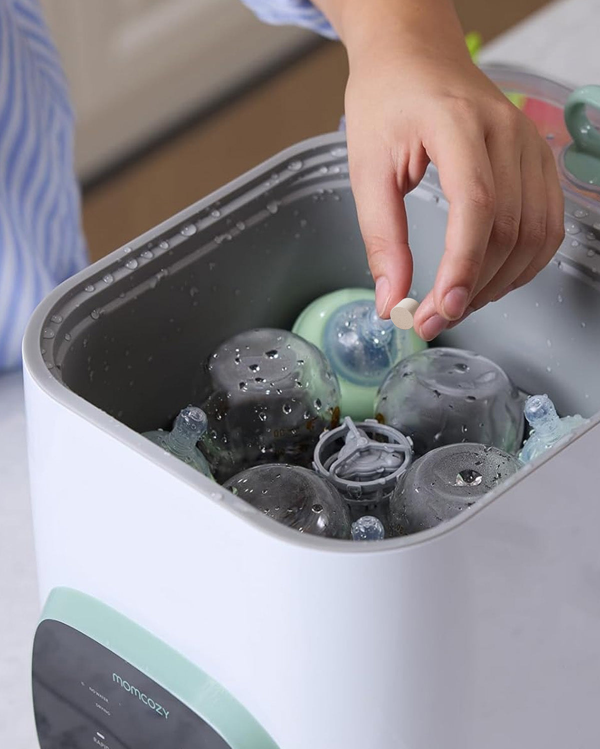 Momcozy Natural Washing Block for Baby Bottle Washer