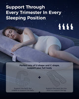 Huggable -  U Shaped Maternity Body Pillow