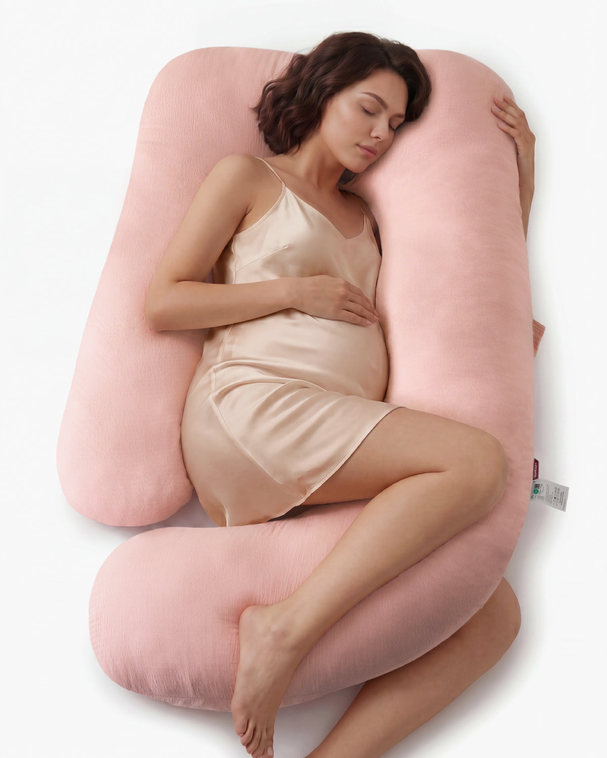 Huggable - U Shaped Cotton Maternity Body Pillow