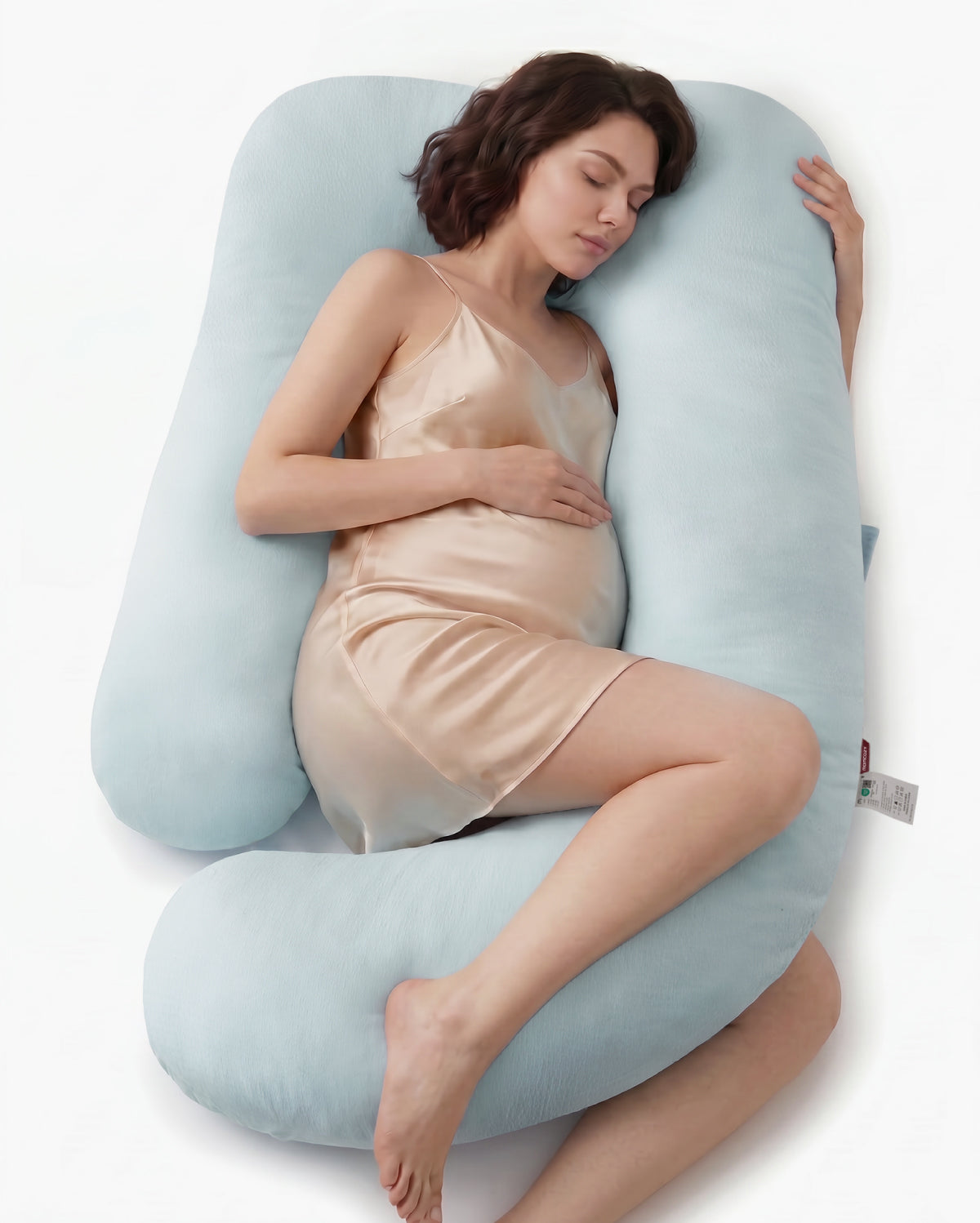 Huggable - U Shaped Cotton Maternity Body Pillow
