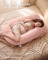 Huggable - U Shaped Cotton Maternity Body Pillow