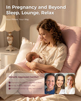 Huggable - U Shaped Cotton Maternity Body Pillow