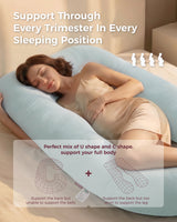 Huggable - U Shaped Cotton Maternity Body Pillow