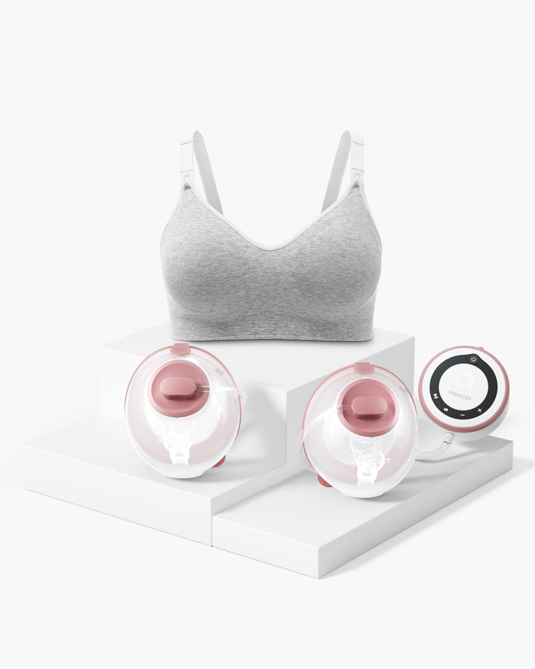 Translation missing: en.V1 Pro Bra Bundle: V1 Pro Breast Pump and US. Cotton Nursing Bra