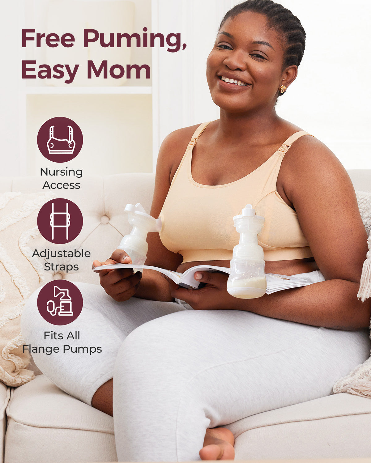 The Original: Our Basic Pumping Bra - YN08