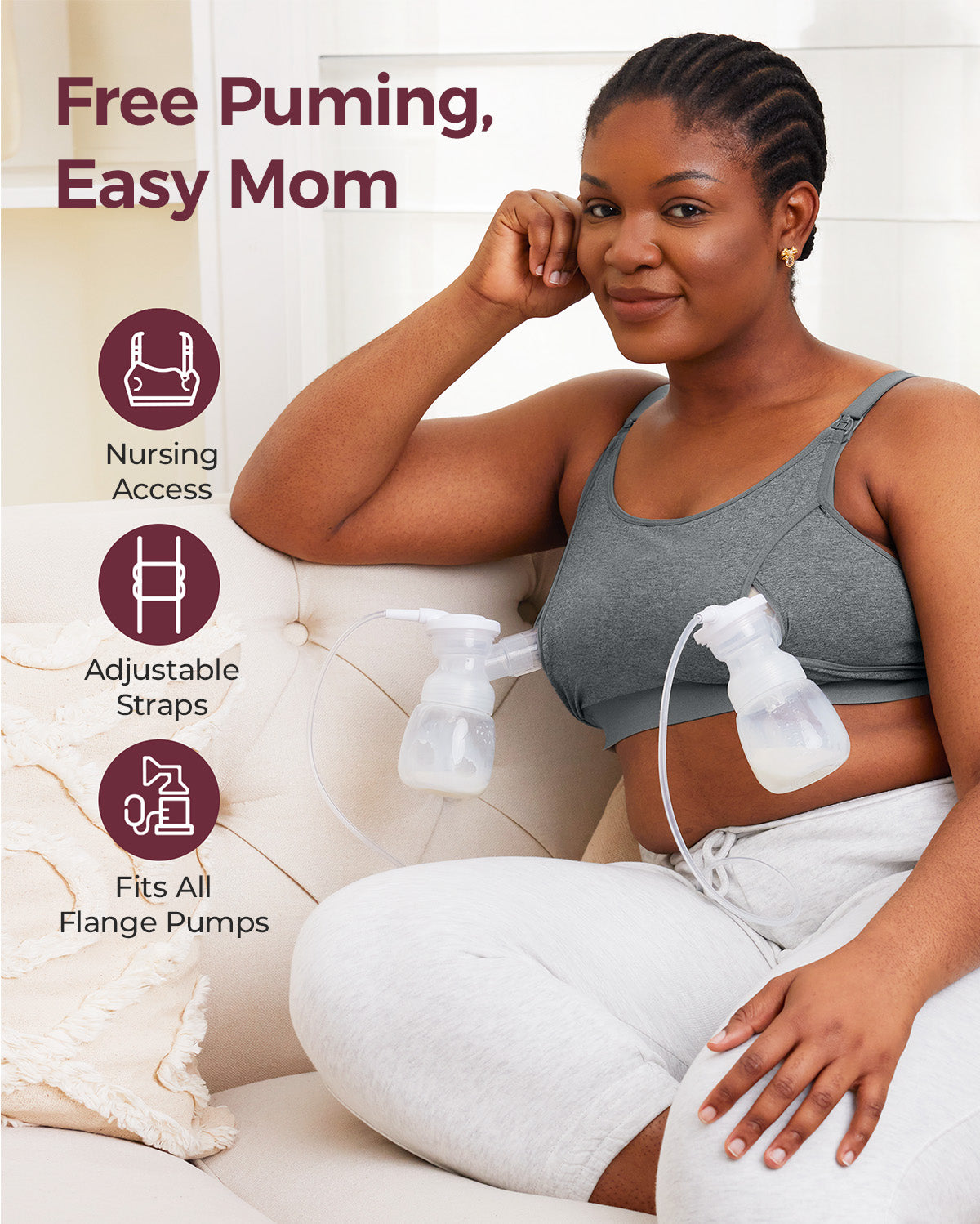The Original: Our Basic Pumping Bra - YN08