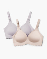Jelly Strip - Seamless Floral Push up Nursing Bra au - YN46