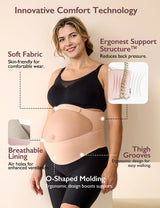 Comfort Bundle: PureHug Baby Carrier Khaki Color and Ergonest Belly Band