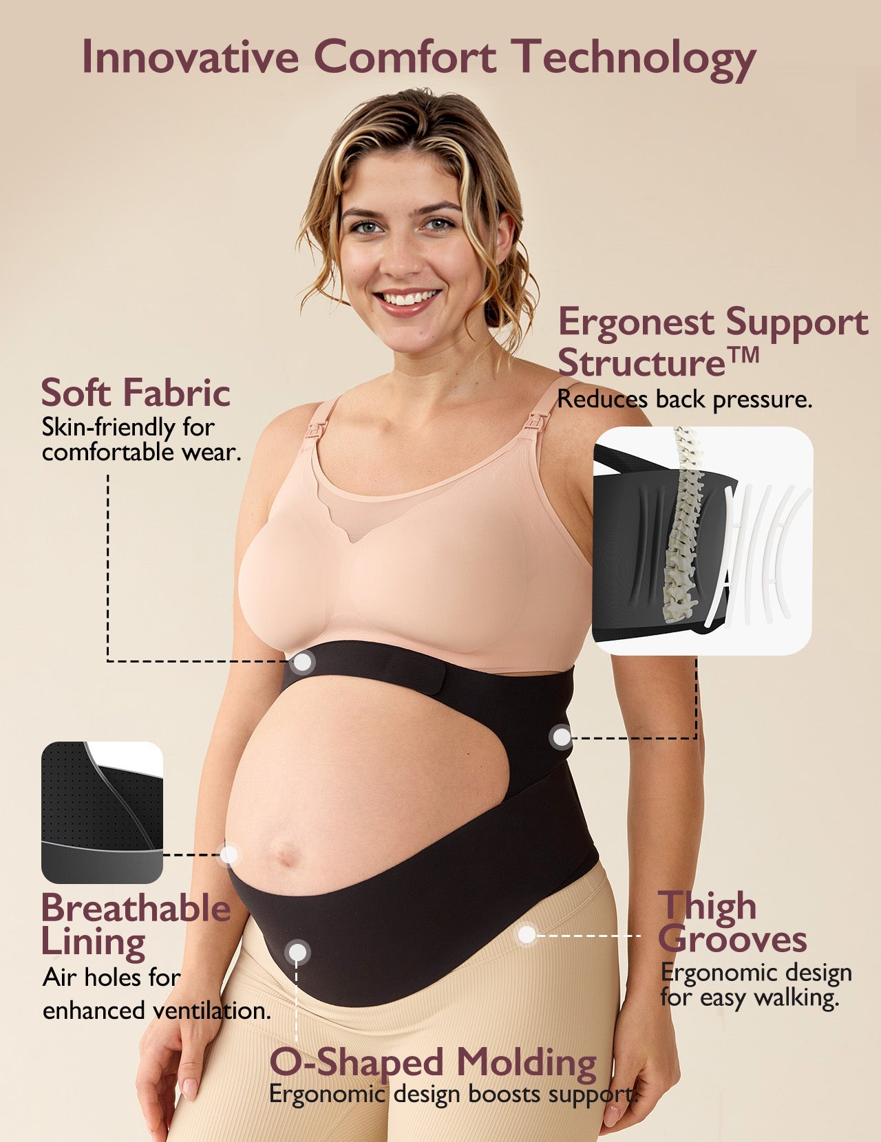BumpEase - Momcozy Ergonest Maternity Belly Band