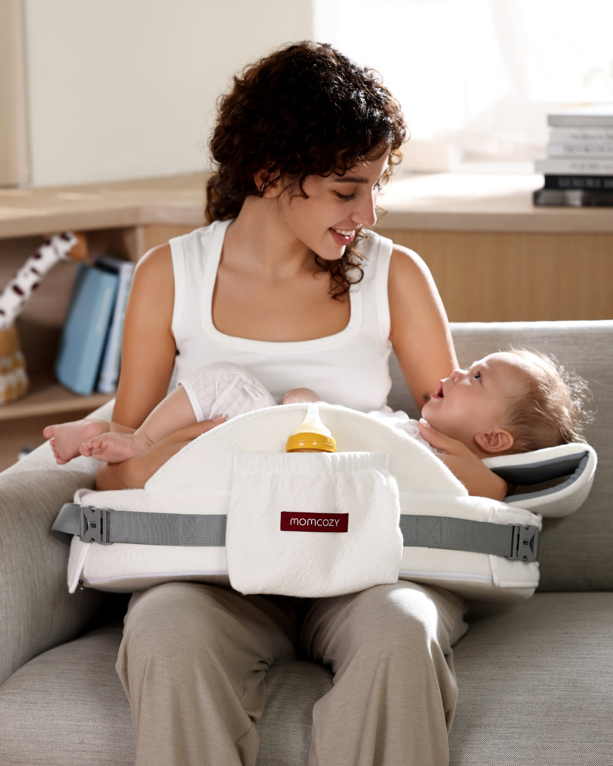 Momcozy Cooling Comfort Nursing Pillow