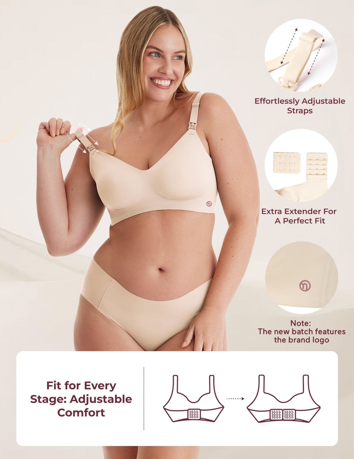 Ultra Soft Seamless Nursing Bra YN21