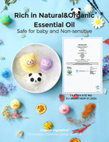Panda-Shaped Natural Bath Bombs Gift Set(14 Pcs)