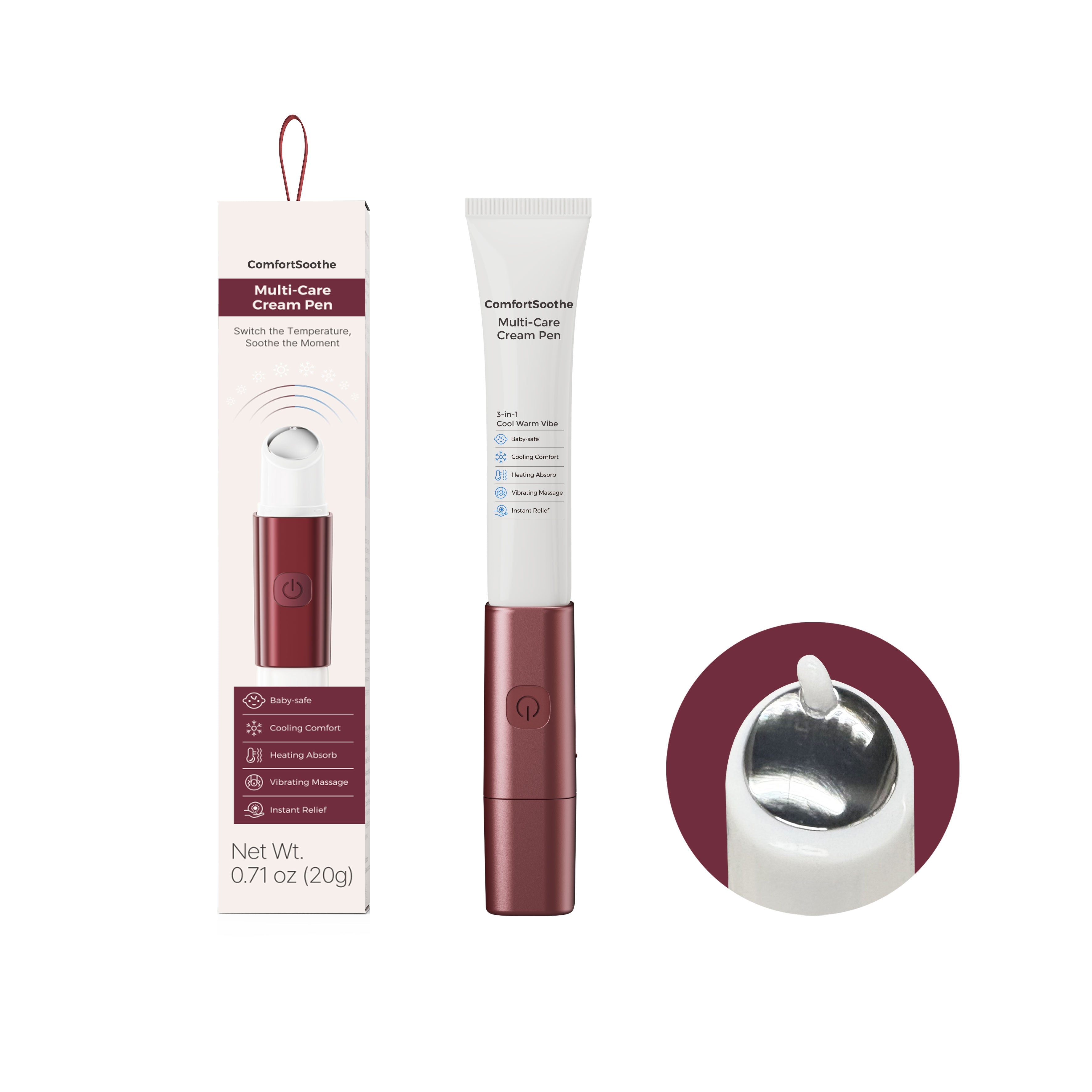 ComfortSoothe Multi-Care Cream Pen Cooling Comfort & Touch Free Nipple Cream