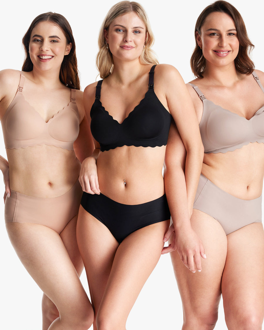 Jelly Strip Seamless Nursing Bra YN46 - Designed for M9 Pump
